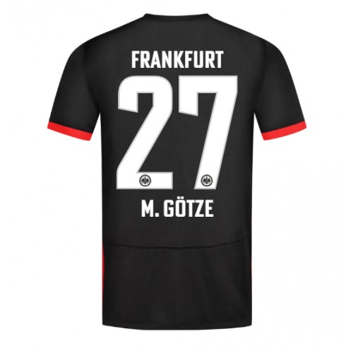 Pánský Fotbalový dres Eintracht Frankfurt Mario Gotze #27 2024-25 Venkovní Krátký Rukáv